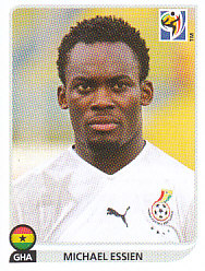 Michael Essien Ghana samolepka Panini World Cup 2010 #325